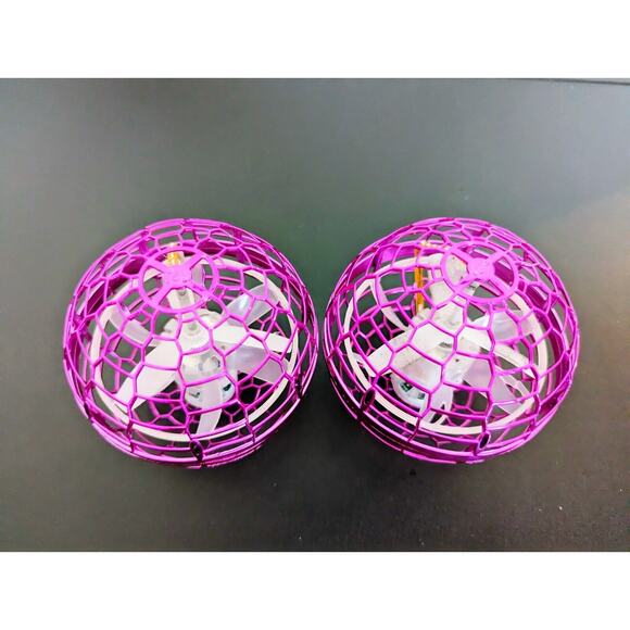 FLYNOVA Pink UFO Magic Flying Boomerang Drone for Kids Orb Ball Toy with Lights - Picture 2 of 7